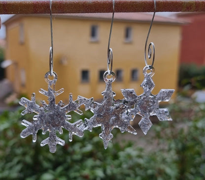 Lot de 3 flocons - Argenté