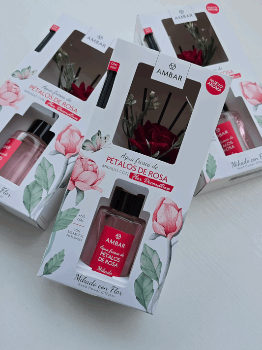 Mikado ambar perfums pétales de rose
