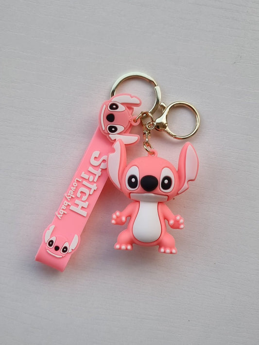 Porte-clé Stitch Pink