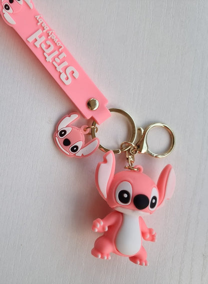 Porte-clé Stitch Pink