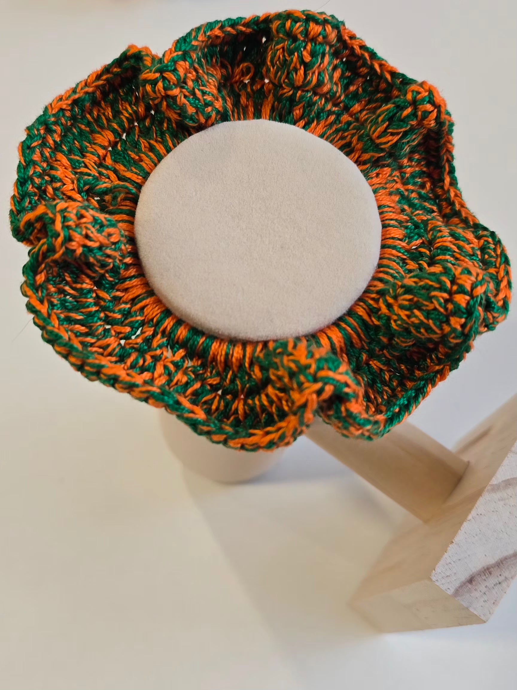 chouchou en crochet durable et respectueux des cheveux