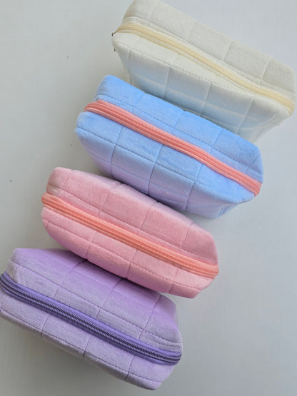 Fermeture éclair des trousses colorés à personnalisée 