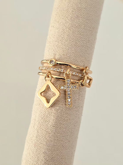 Bague Ariella élégante en acier inoxydable idéale pour un usage quotidien