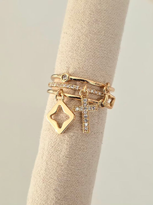 Bague Ariella élégante en acier inoxydable idéale pour un usage quotidien