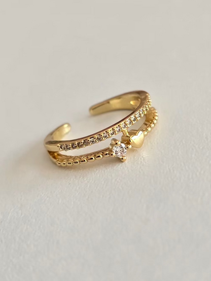 Bague Désir ajustable avec ouverture à l'arrière