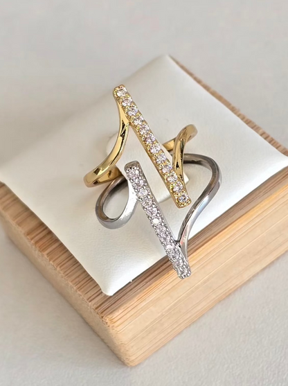 Bague Linea ajustable avec ouverture à l'arrière 