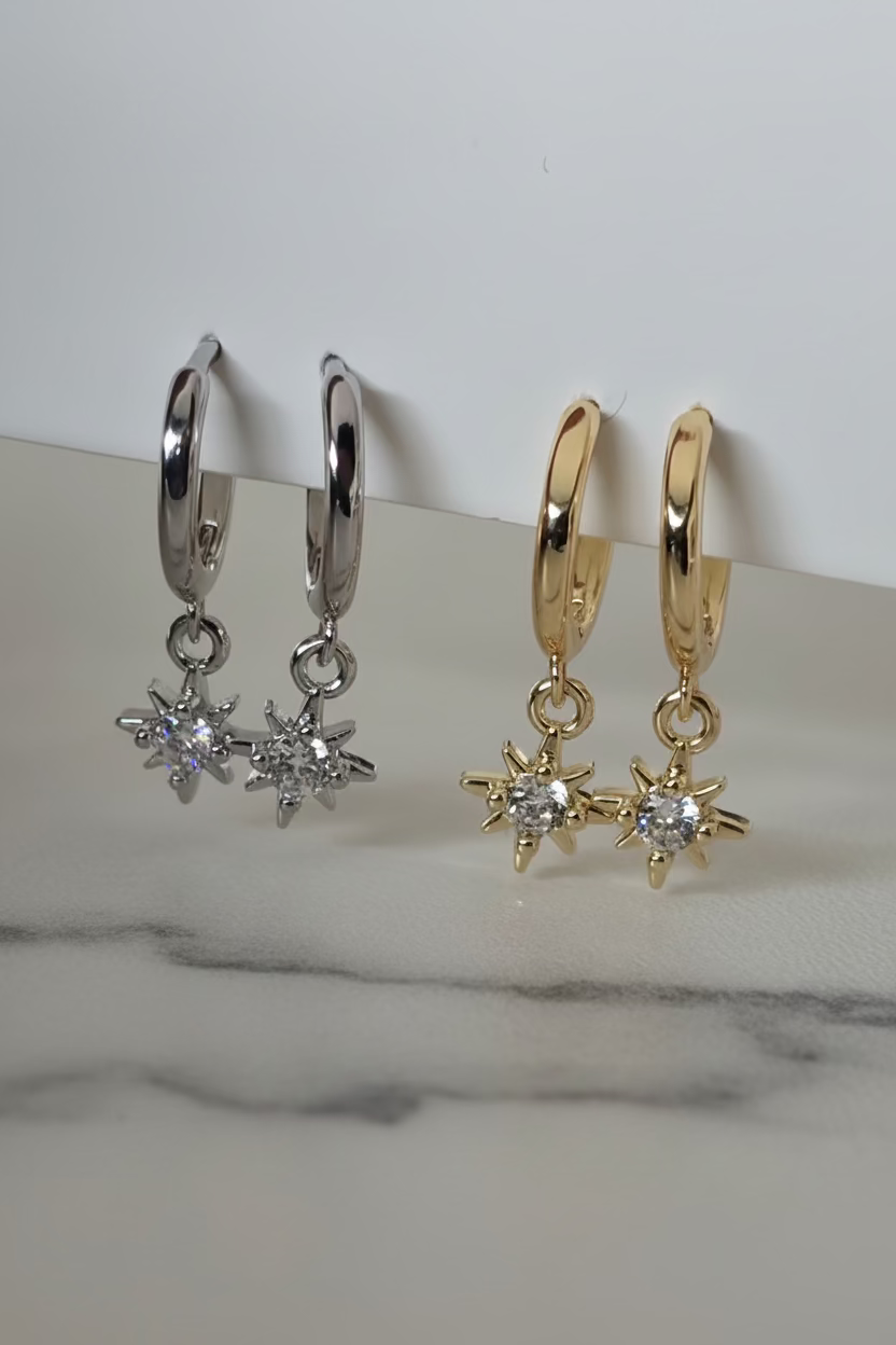 Boucles d'oreilles élégantes et féminines 