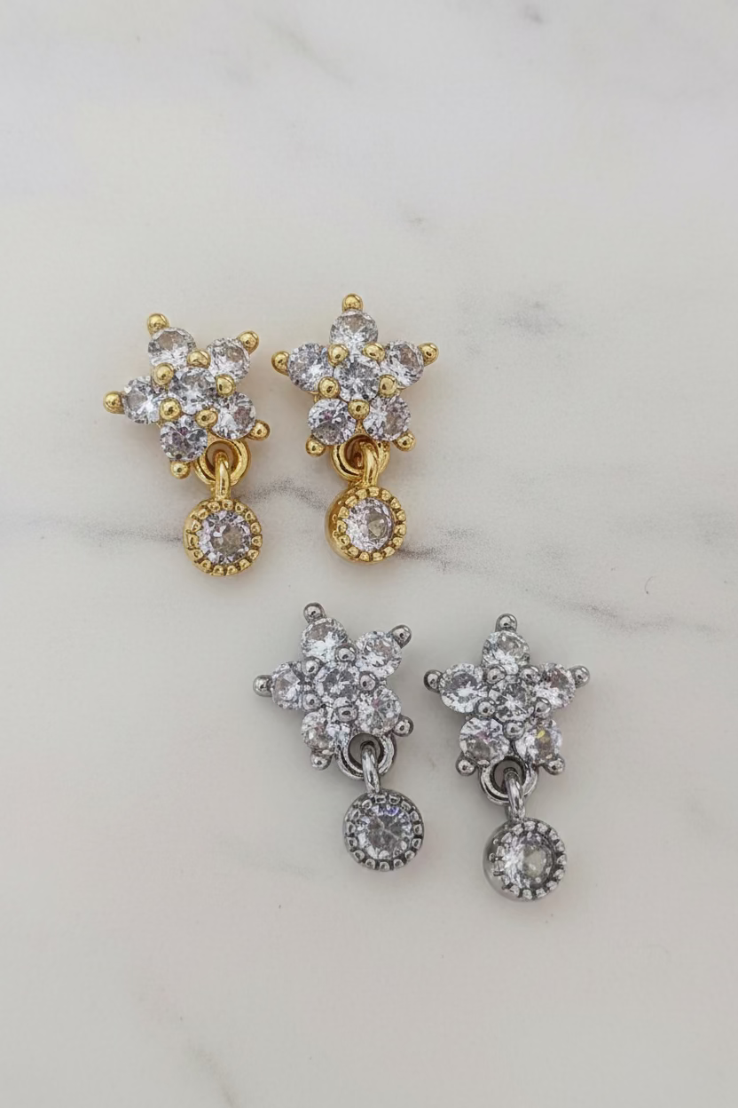 Boucles d'oreilles délicates et élégantes