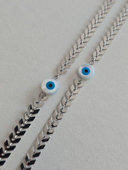 bracelet mode, symbole de protection contre le mauvais oeil