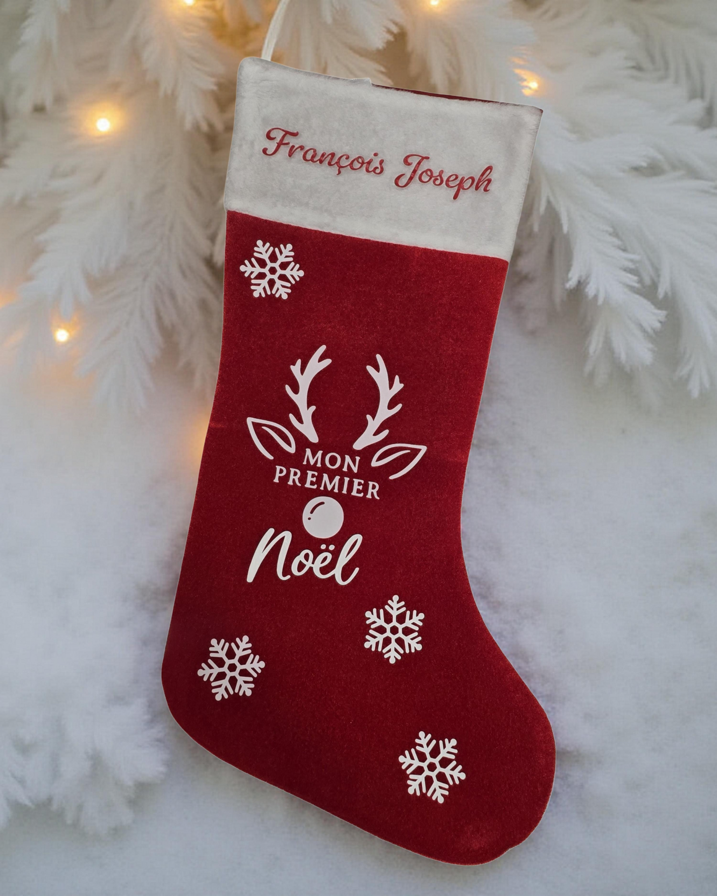Chaussette pour le premier Noël de François Joseph