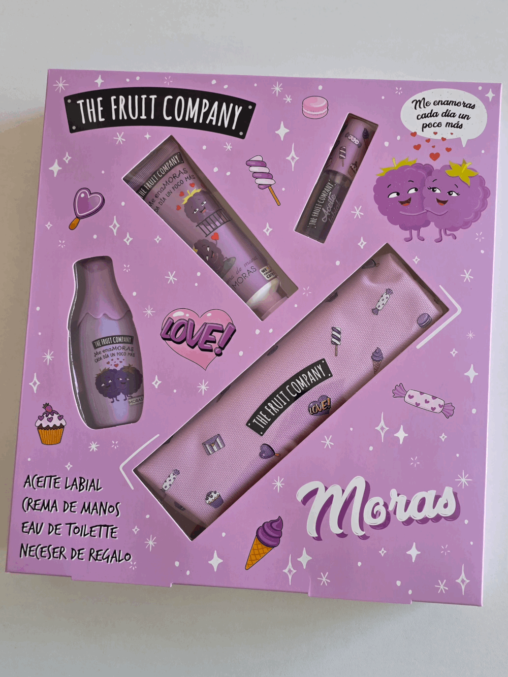 Coffret Blackberries Moras parfum fruité pour femme 
