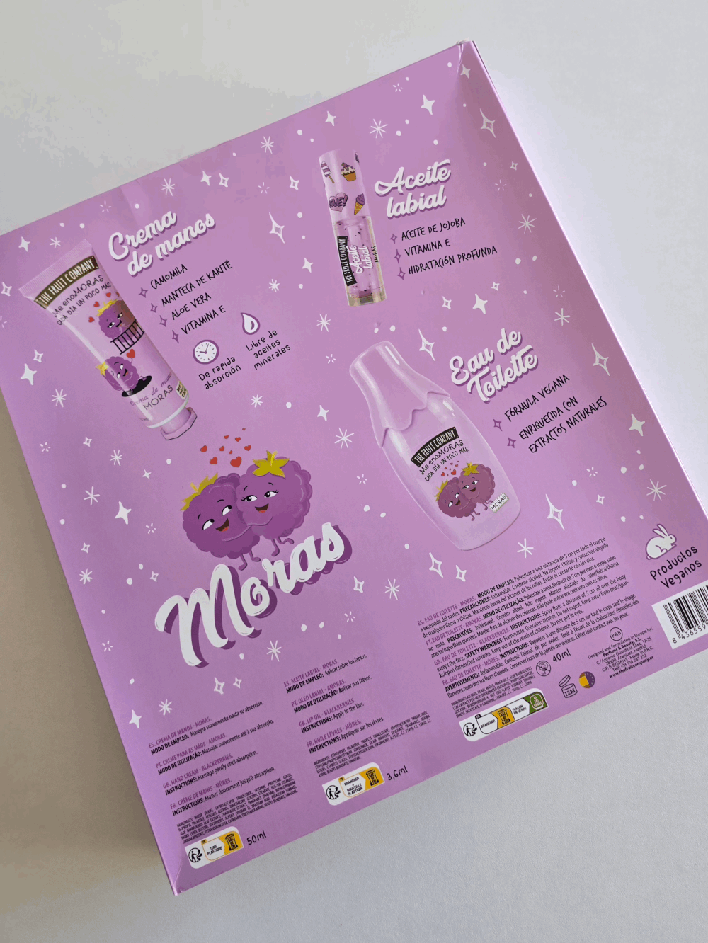 Coffret parfum femme fruité BLACKBERRIES vegan