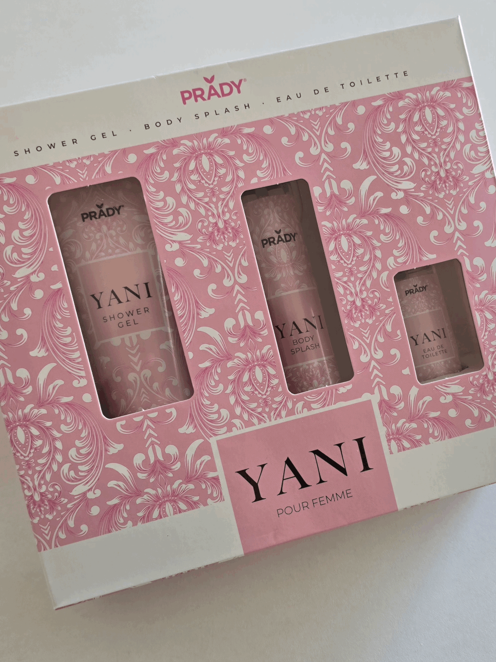 Coffret pour femme Prady, Yanni rose