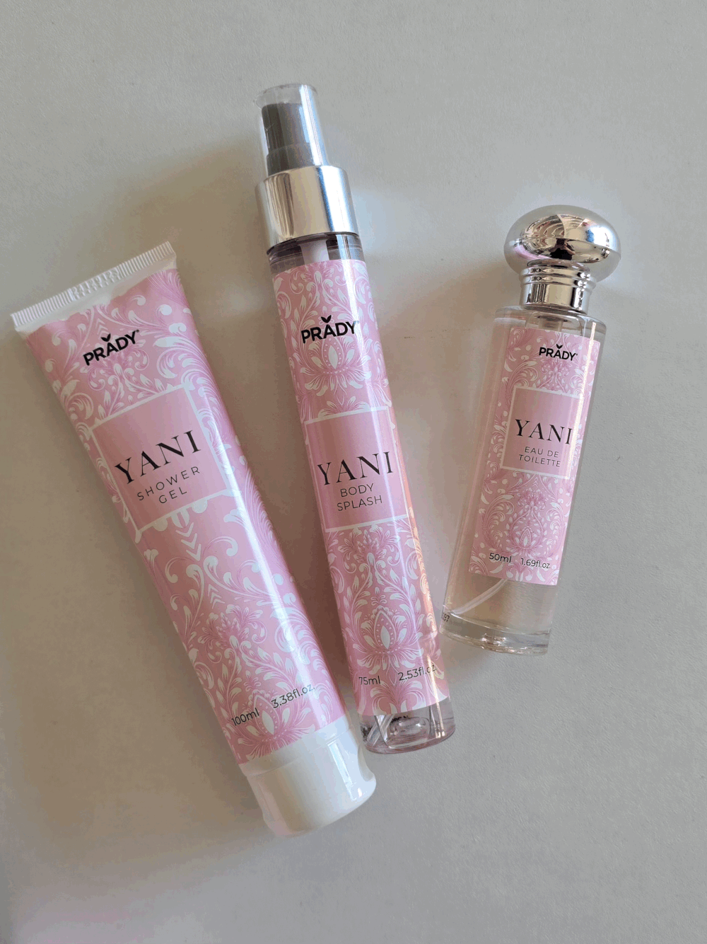 Les trois produits essentiels du coffret YANI