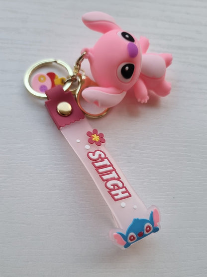 Porte-clé Stitch Light Pink