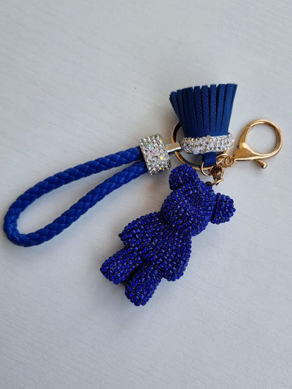 Porte-clé Ourson bling