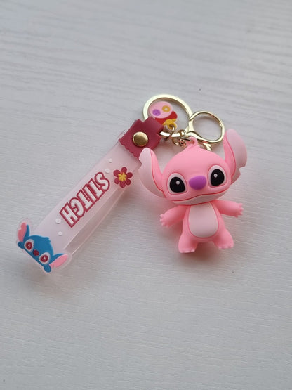 Porte-clé Stitch Light Pink