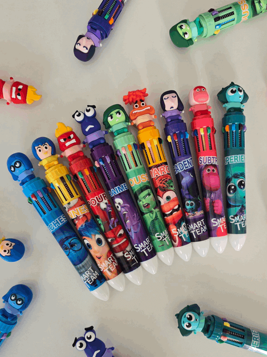 Stylo-bille 10 couleurs Vice-Versa