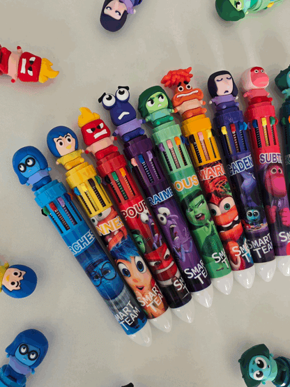 Stylo-bille 10 couleurs Vice-Versa