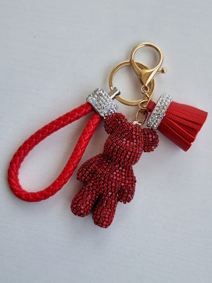 Porte-clé Ourson bling
