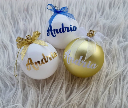 Boules de Noël personnalisées