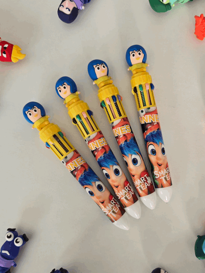 Stylo-bille 10 couleurs Vice-Versa