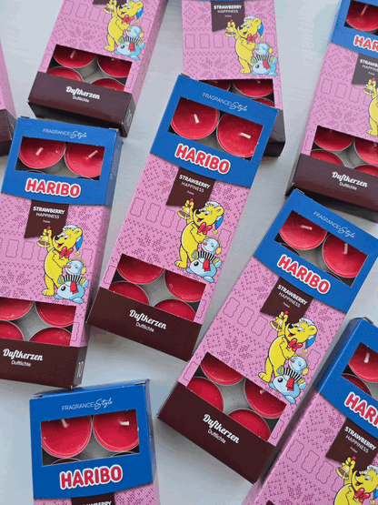 Bougies parfumées HARIBO - Strawberry Happiness
