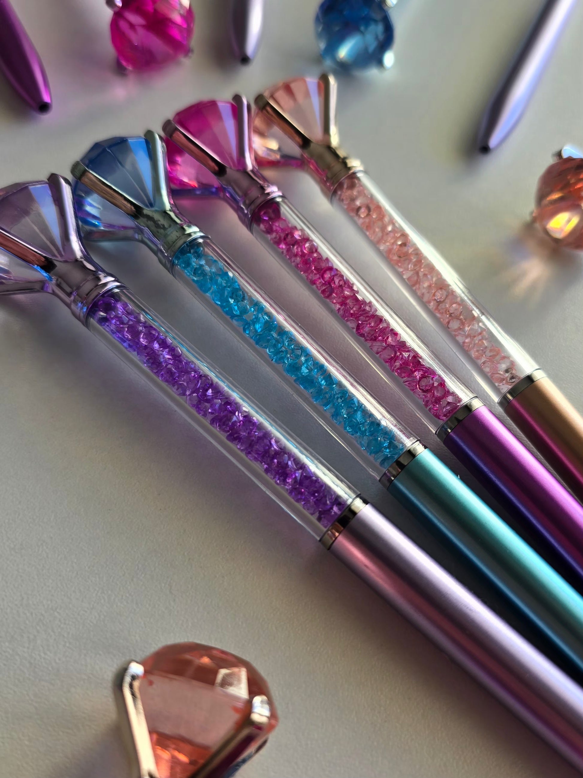 lot de stylos diamant colorés fantaisie