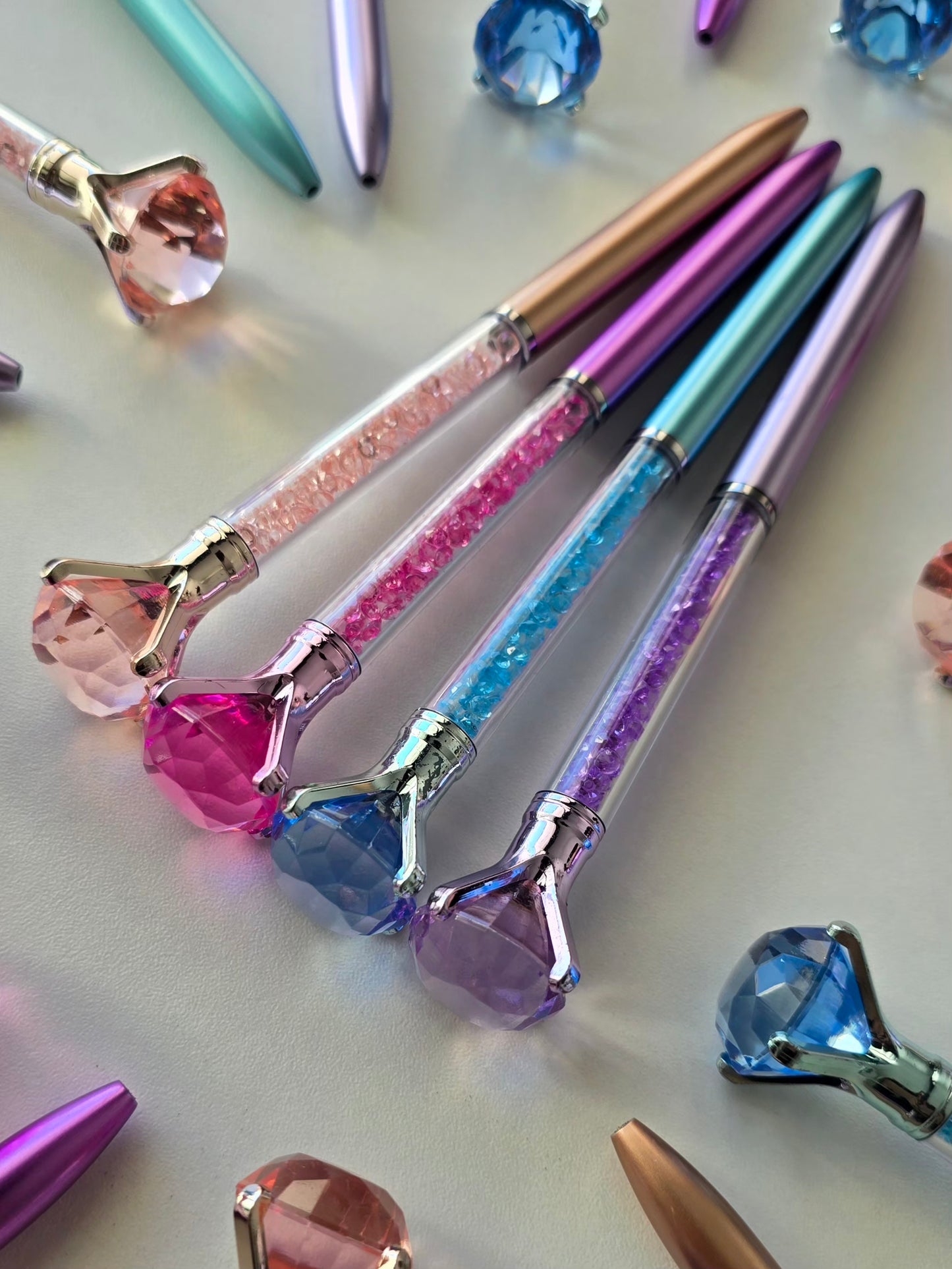 stylo fantaisie glamour avec cristal