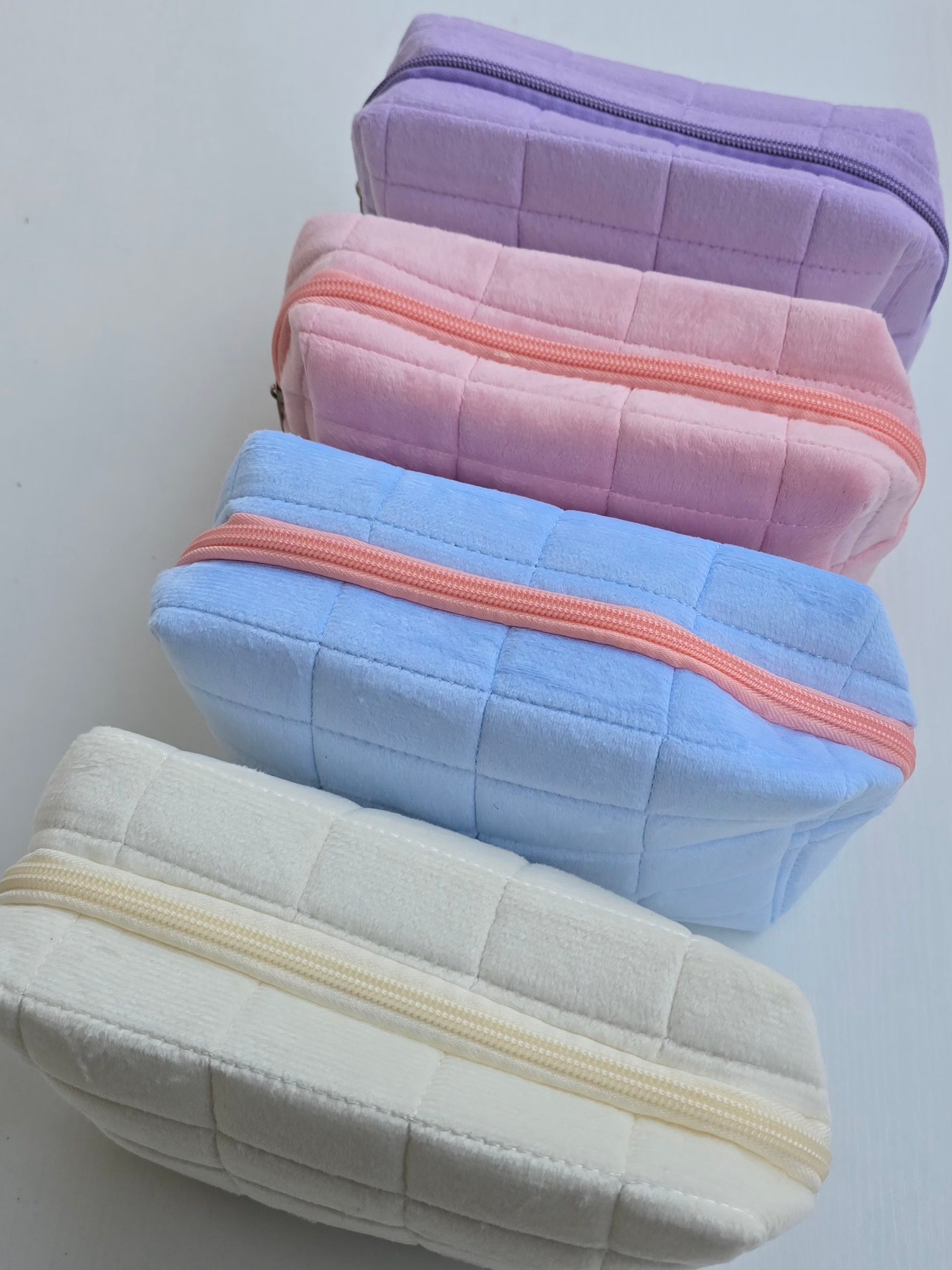 fermeture éclair sur les trousses colorés a personnalisées